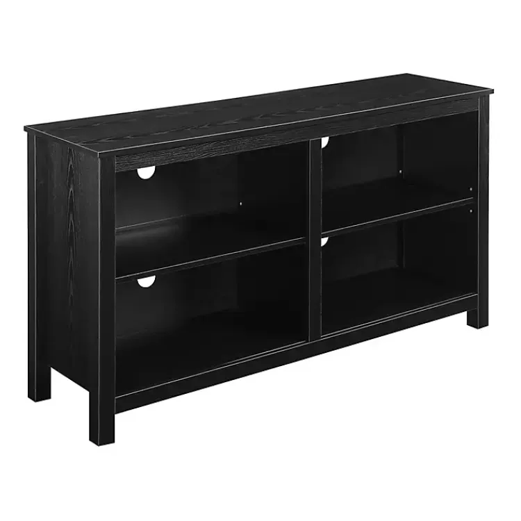 Tv Stands & Media Consoles-Kirklands Home Montana 4-Shelf Media Cabinet Black