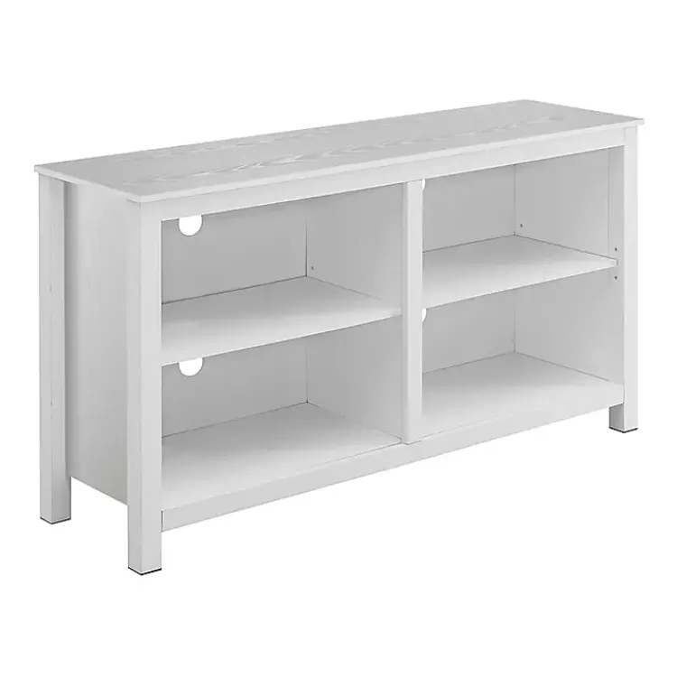 Tv Stands & Media Consoles-Kirklands Home Montana 4-Shelf Media Cabinet White