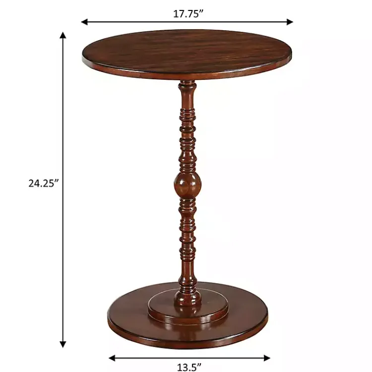 Accent & End Tables-Kirklands Home Santel Spindle Accent Table Brown