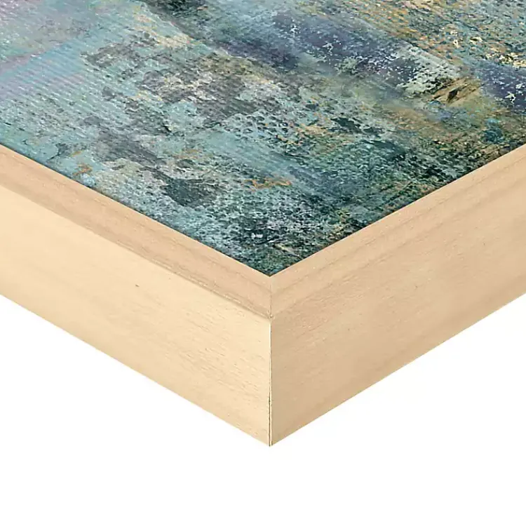 Canvas Art-Kirklands Home Coastal Marsh Framed Canvas Art Print Blue