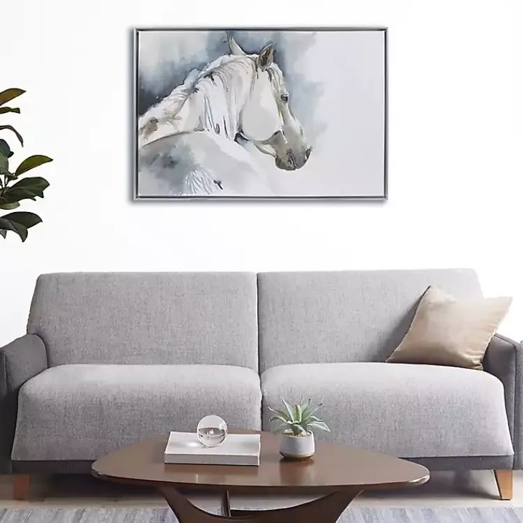 Canvas Art-Kirklands Home Derby Hand Embellished Horse Framed Canvas Print