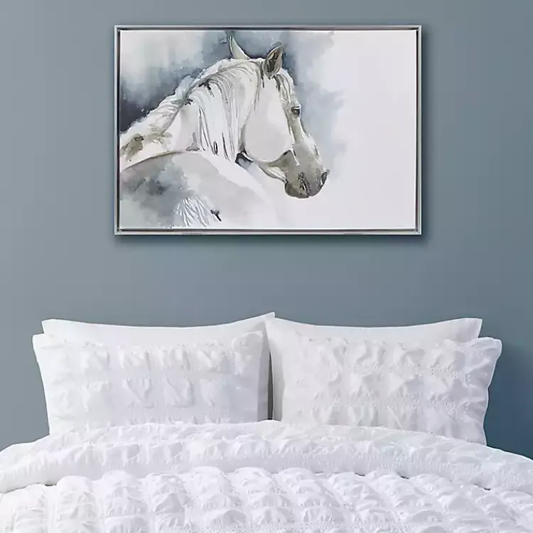 Canvas Art-Kirklands Home Derby Hand Embellished Horse Framed Canvas Print