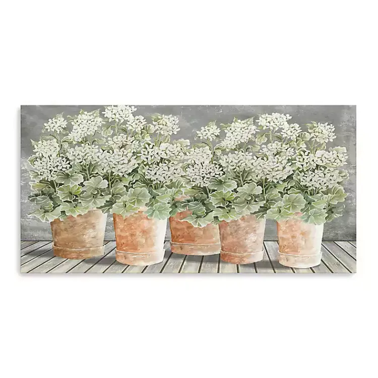 Canvas Art-Kirklands Home All In a Row II Floral Canvas Art Print