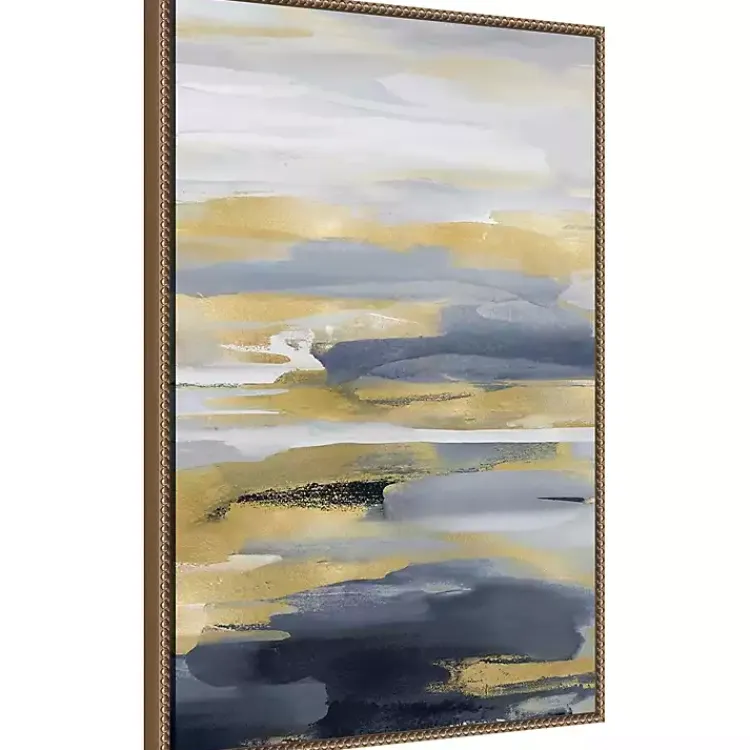 Canvas Art-Kirklands Home Blue and Gold Intuition II Canvas Art Print