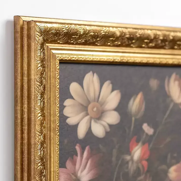 Framed Art-Kirklands Home Moody Mixed Floral Framed Art Print