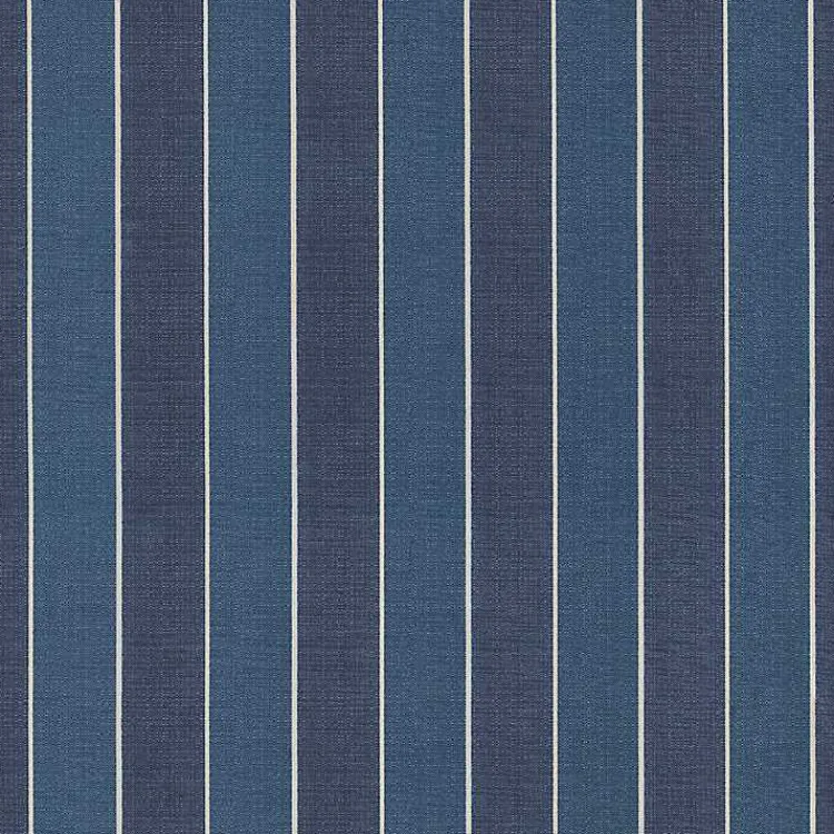 Outdoor Cushions & Pillows-Kirklands Home Navy Striped Outdoor Seat Cushions, Set of 2 Blue