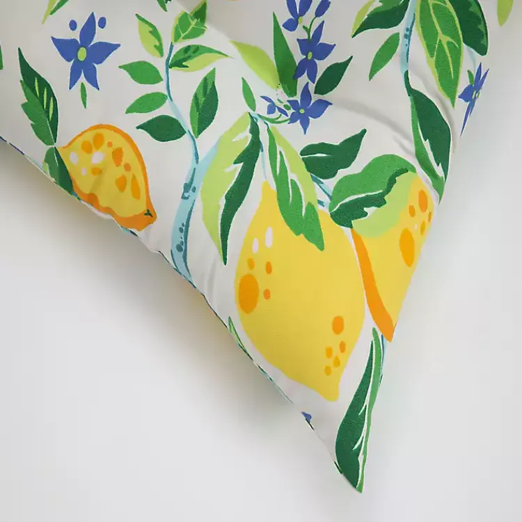 Outdoor Cushions & Pillows-Kirklands Home Lemon Tree Tufted Outdoor Seat Cushions, Set of 2