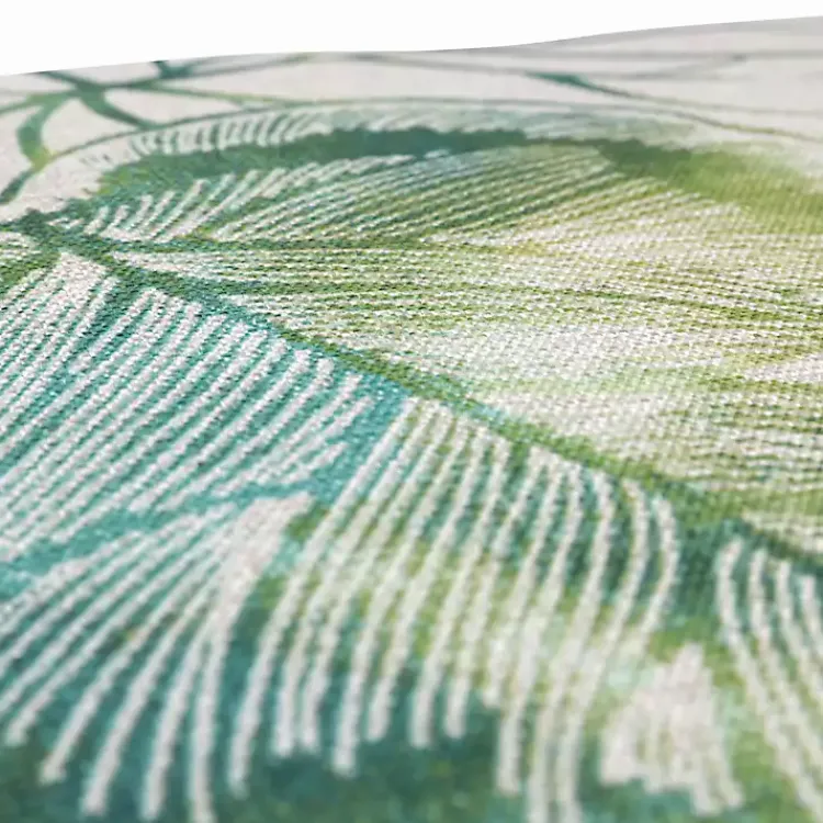 Outdoor Cushions & Pillows-Kirklands Home Green Lagoon Outdoor Chair Cushion