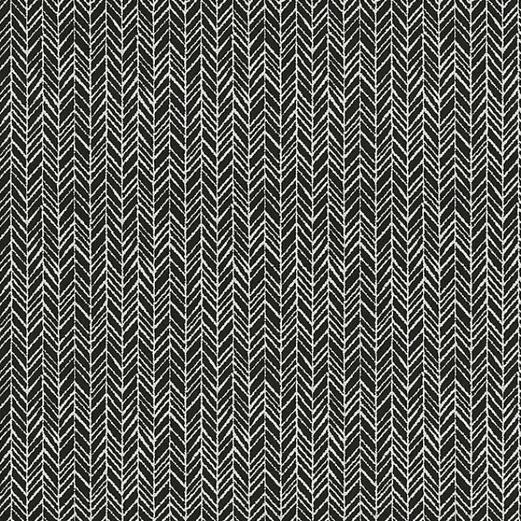 Outdoor Cushions & Pillows-Kirklands Home Herringbone Outdoor Pillows, Set of 2 Black