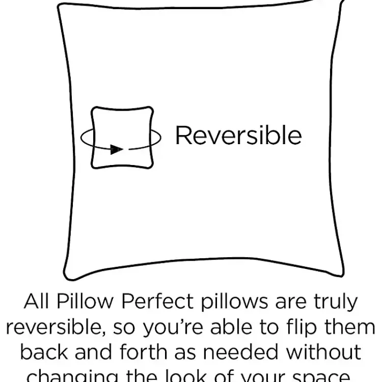 Outdoor Cushions & Pillows-Kirklands Home Herringbone Outdoor Lumbar Pillow Set Yellow