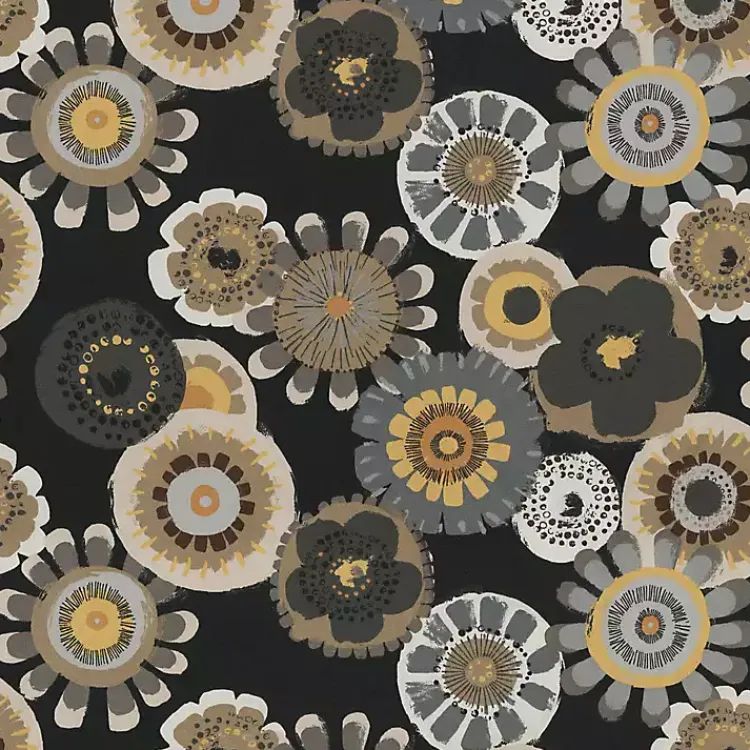 Outdoor Cushions & Pillows-Kirklands Home Black Crosby Outdoor Pillows, Set of 2