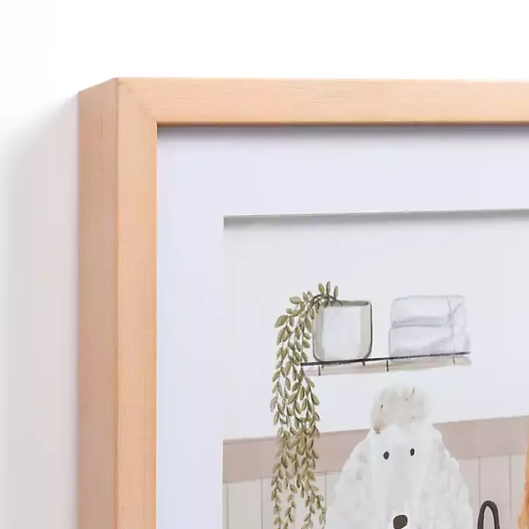 Framed Art-Kirklands Home Dog Pals Bathtub Framed Art Print Multi