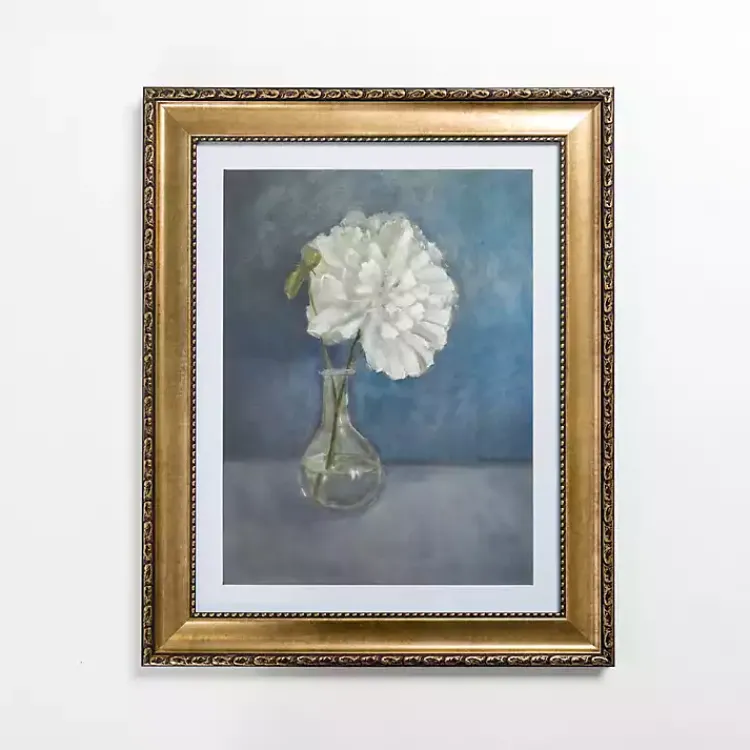 Framed Art-Kirklands Home Oil Painted Peony Framed Art Print