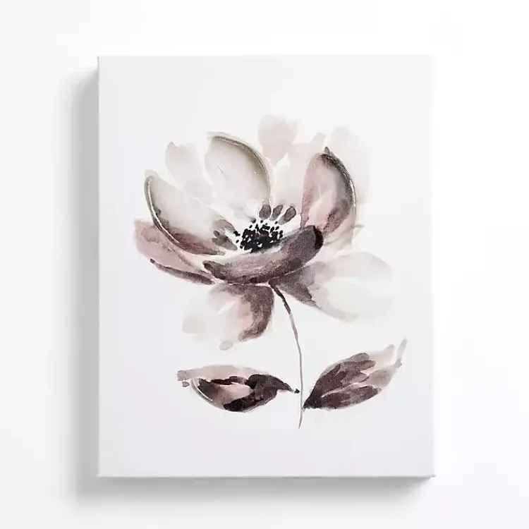 Canvas Art-Kirklands Home Black and White Flower I Canvas Art Print