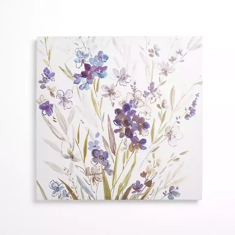 Canvas Art-Kirklands Home Blue Wildflowers II Canvas Art Print