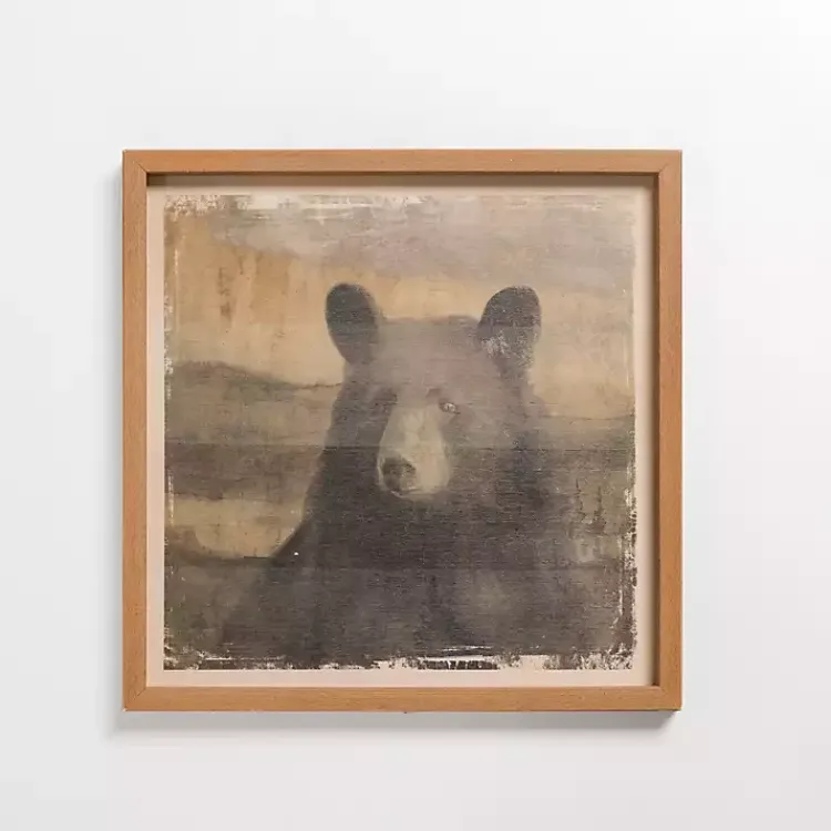 Framed Art-Kirklands Home Bear Cabin Friend Framed Art Print