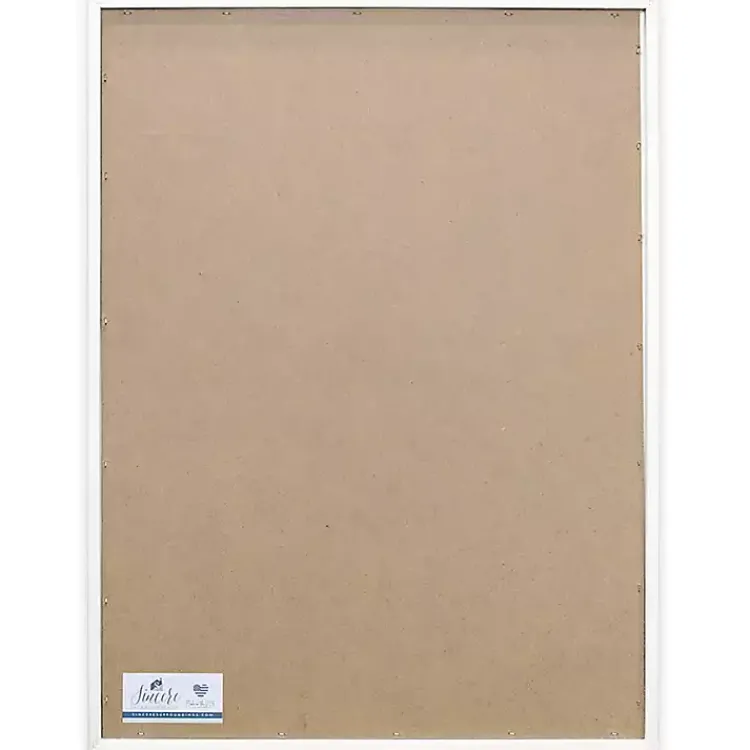 Framed Art-Kirklands Home Cream Elegant Floral Framed Art Print Ivory