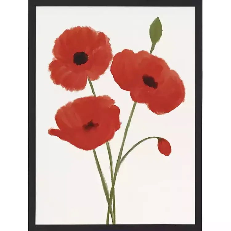 Framed Art-Kirklands Home Red Poppies Framed Art Print
