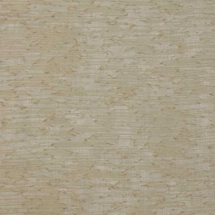 Curtains & Drapes-Kirklands Home Boucle Sheer Single Curtain Panel, 63 in. Tan