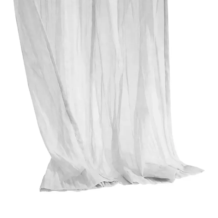 Curtains & Drapes-Kirklands Home Paloma Curtain Panel, 84 in. White