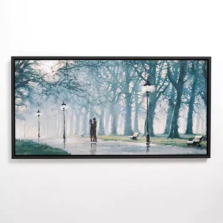 Canvas Art-Kirklands Home Stroll in Love Framed Canvas Art Print