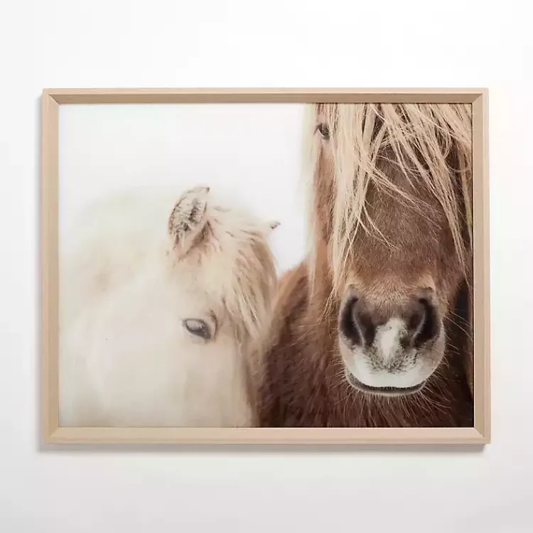 Framed Art-Kirklands Home Horse Snuggle Framed Art Print