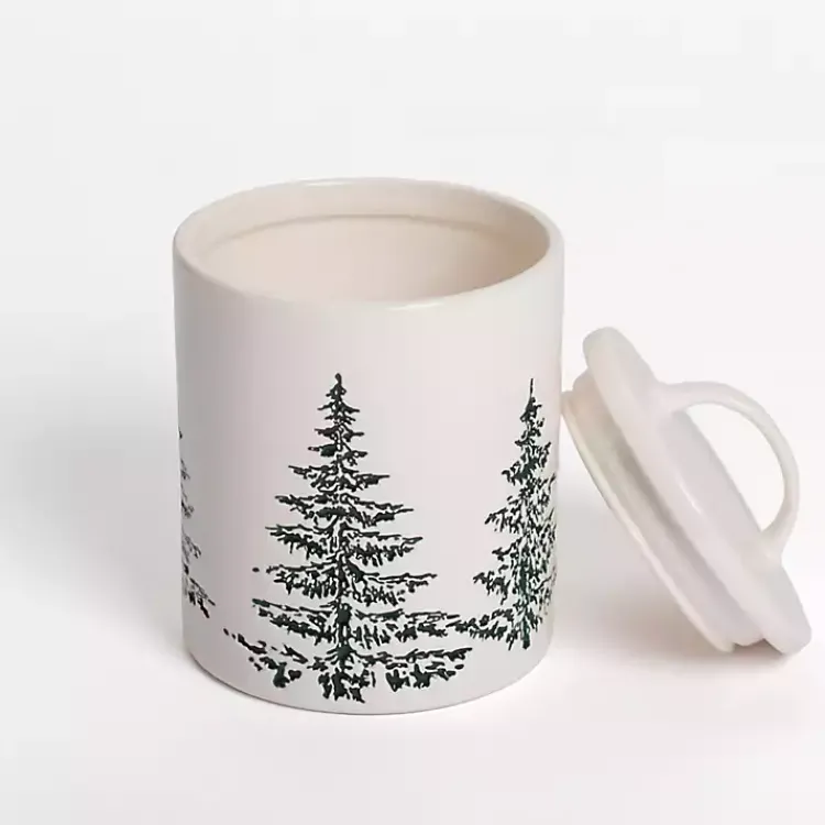 Serving & Entertaining-Kirklands Home Evergreen Ceramic Canister