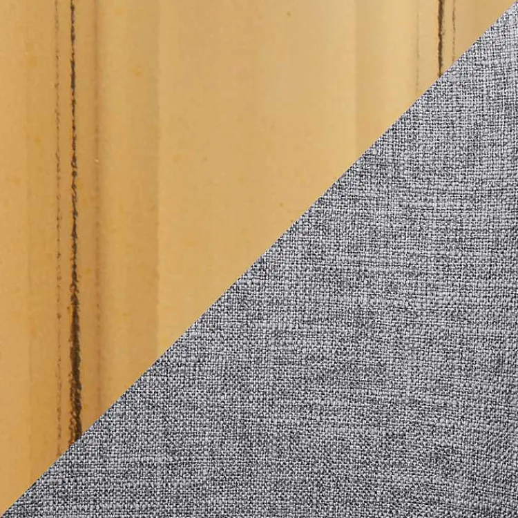 Bar Stools & Counter Height Stools-Kirklands Home Torino Gold Leg Counter Stools, Set of 2 Gray