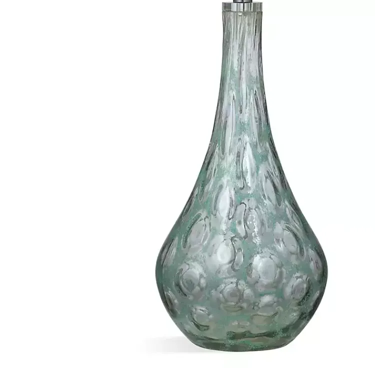 Table Lamps-Kirklands Home Seafoam Green Teardrop Table Lamp White