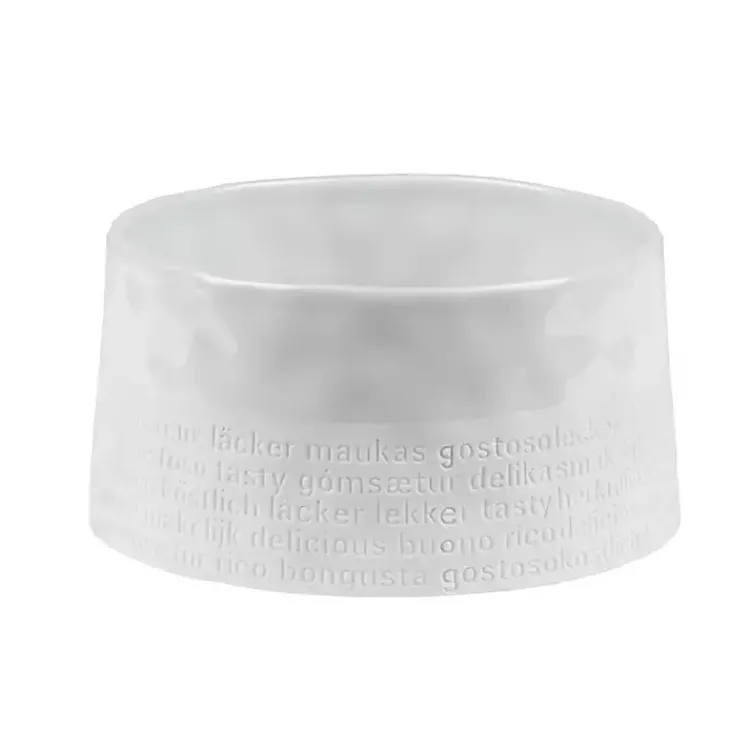 Dinnerware-Kirklands Home Porcelain Delicious Embossed Bowl White