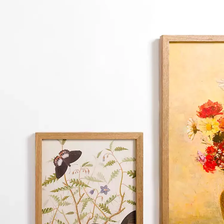 Framed Art-Kirklands Home Vintage Floral Framed Art 6-pc. Gallery Set Multi