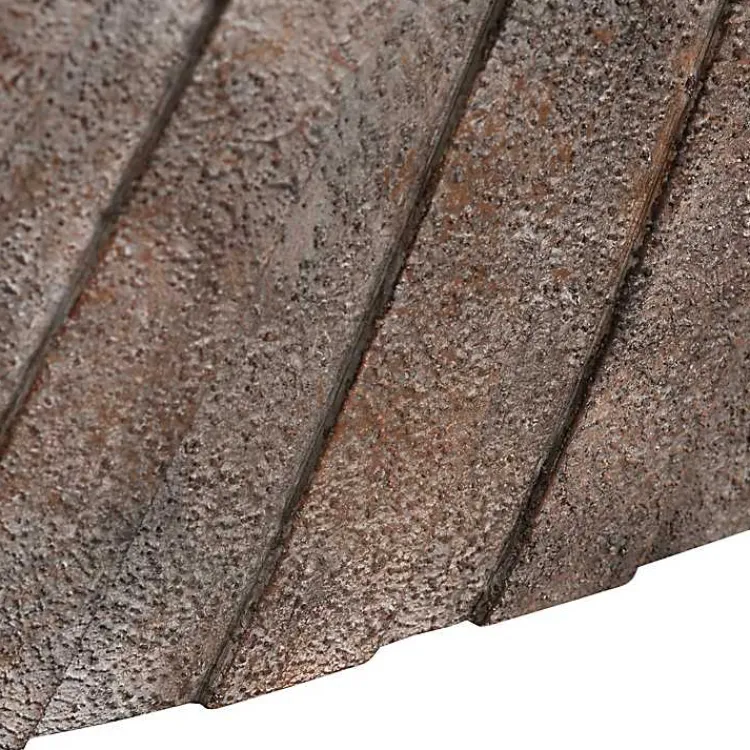 Table Lamps-Kirklands Home Brown Textured Oval Shade Table Lamp Ivory