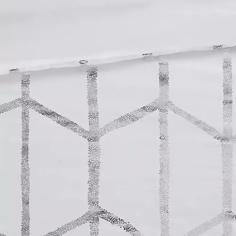 Comforters-Kirklands Home White Metallic 5-pc. California King Comforter Set