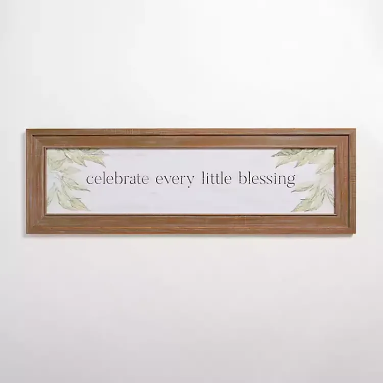 Wall Quotes & Signs-Kirklands Home Celebrate Every Little Blessing Wall Plaque