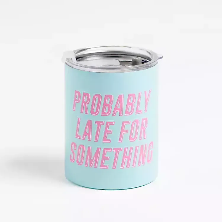 Glassware & Drinkware-Kirklands Home Probably Late 12 oz. Stainless Steel Tumbler