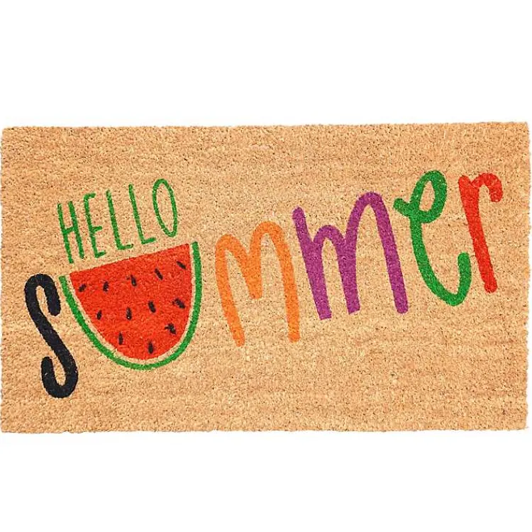Doormats-Kirklands Home Hello Summer Watermelon Doormat Multi
