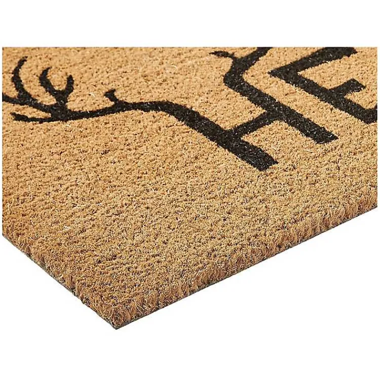 Doormats-Kirklands Home Hello Antlers Doormat Brown