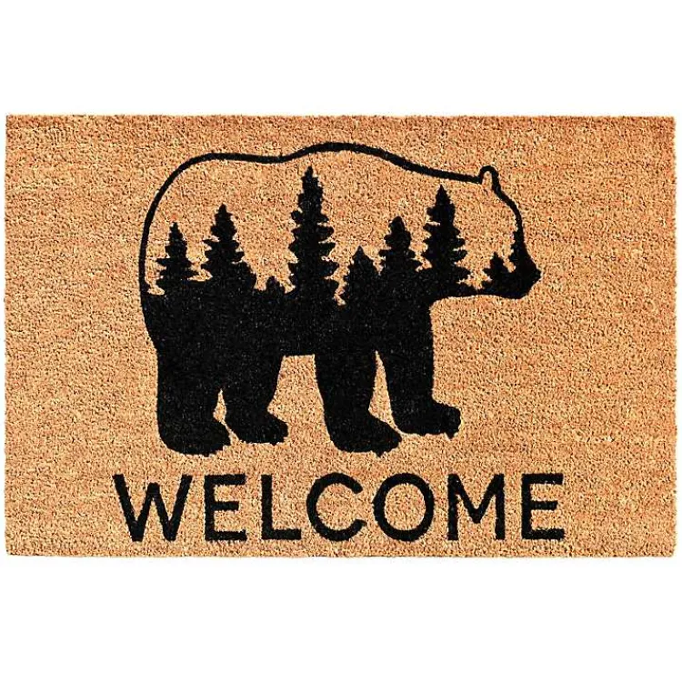 Doormats-Kirklands Home Welcome Forest Bear Doormat