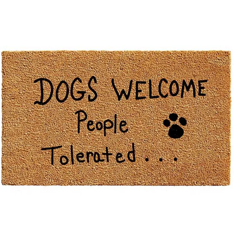 Doormats-Kirklands Home Dogs Welcome Coir Doormat