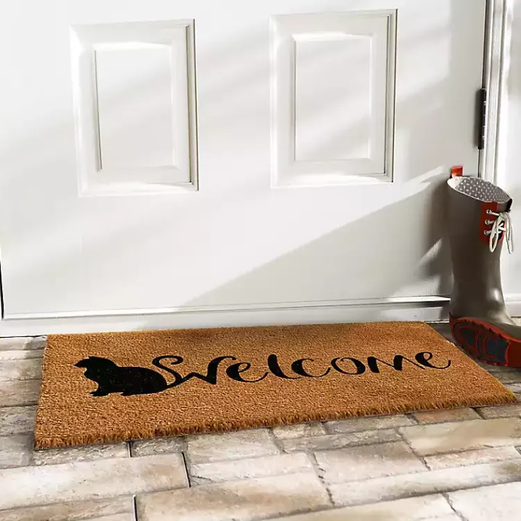Doormats-Kirklands Home Feline Welcome Doormat