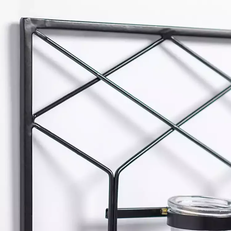 Wall Storage-Kirklands Home Metal Wire and Bottles Wall Plaque