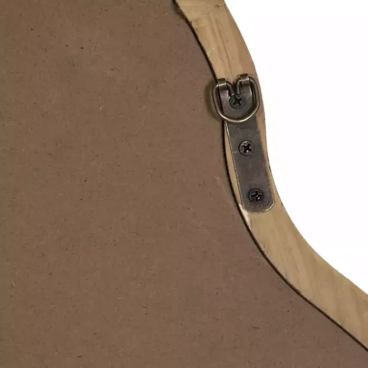 Decorative Mirrors-Kirklands Home Dark Gold Arched Wavy Wall Mirror