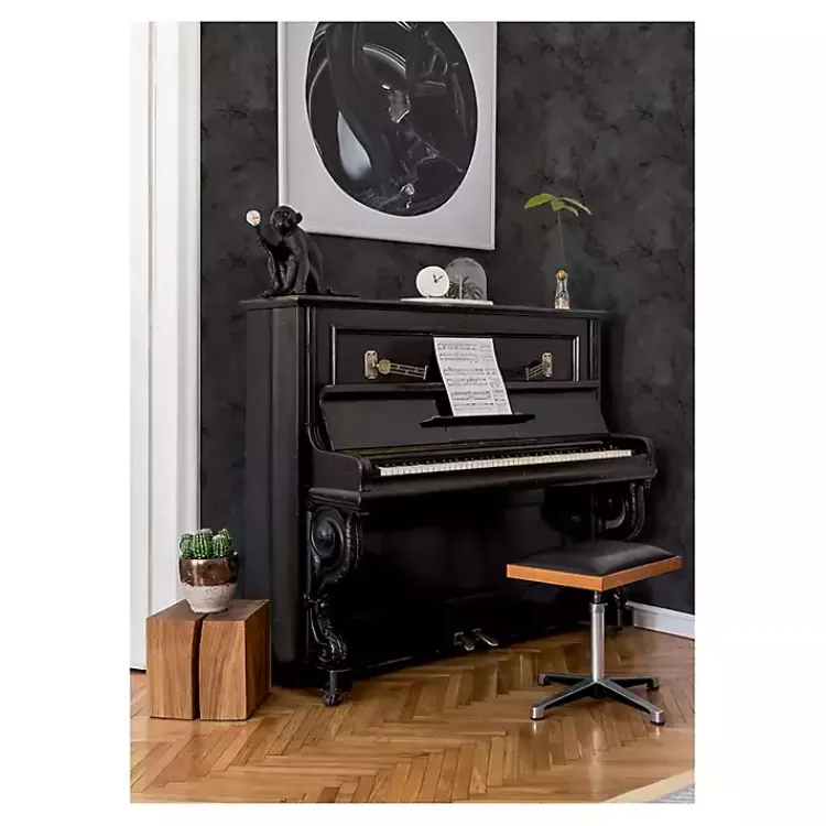 Wall Murals & Wallpaper-Kirklands Home Marble Peel & Stick Wallpaper Black