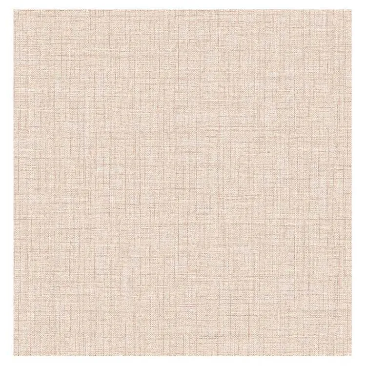 Wall Murals & Wallpaper-Kirklands Home Peach Textured Faux Fabric Peel & Stick Wallpaper