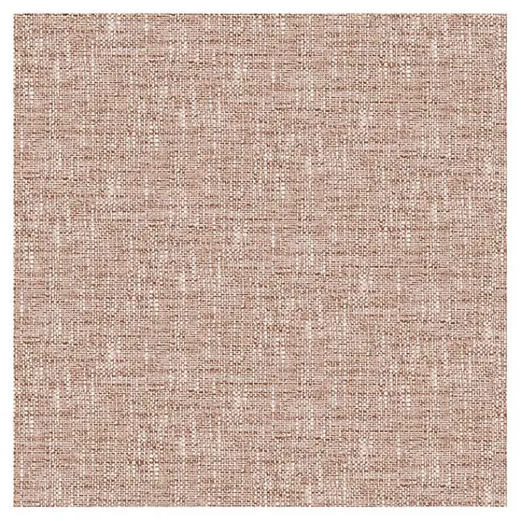 Wall Murals & Wallpaper-Kirklands Home Terracotta Textu Poplin Peel & Stick Wallpaper Red