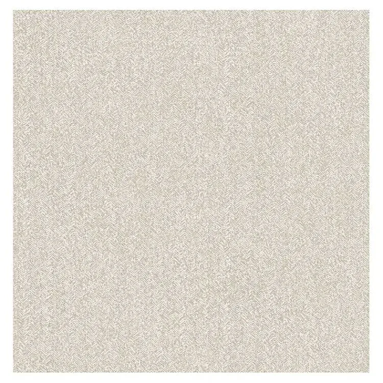 Wall Murals & Wallpaper-Kirklands Home Taupe Textured Cross Woven Peel & Stick Wallpaper Gray