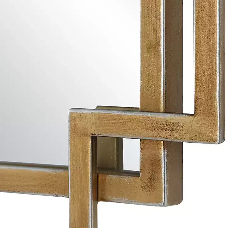 Decorative Mirrors-Kirklands Home Gold Double Frame Wall Mirror