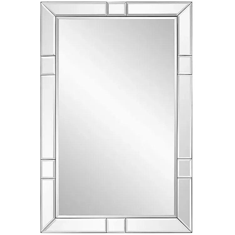 Decorative Mirrors-Kirklands Home Notched Bevel Rectangle Wall Mirror