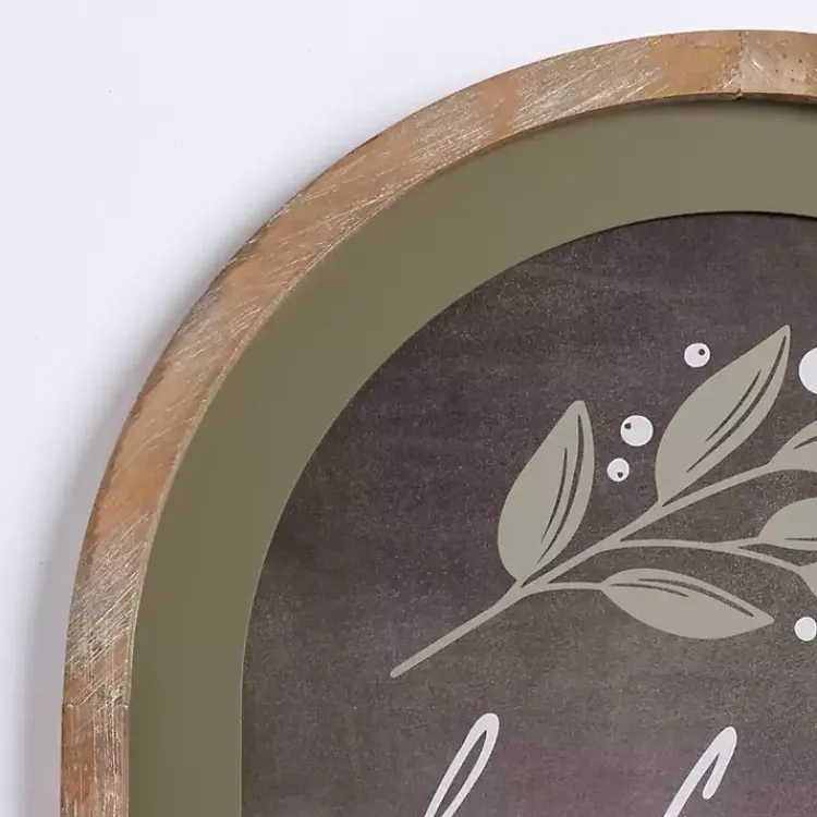 Wall Quotes & Signs-Kirklands Home Before I Spoke A Word Arched Wall Plaque Black