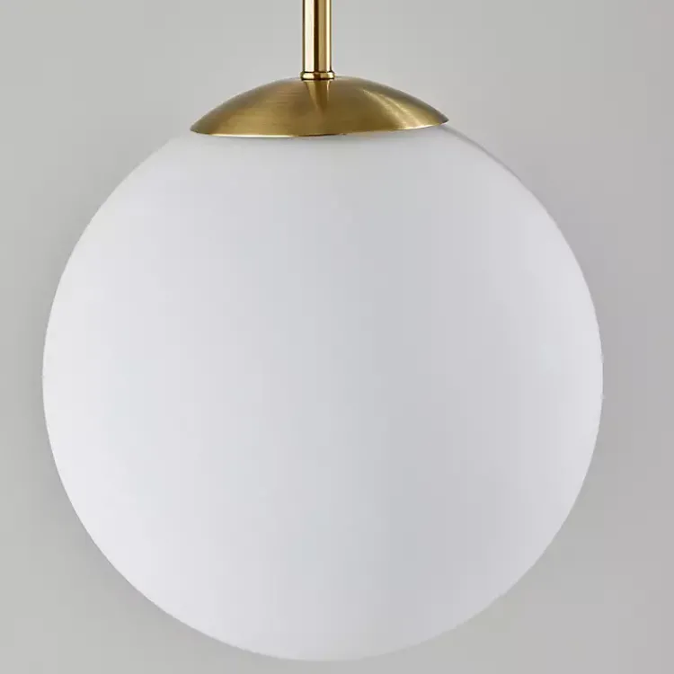 Floor Lamps-Kirklands Home Antique Brass Side Table Floor Lamp White